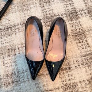 Kate Spade Black Patent Leather Heels